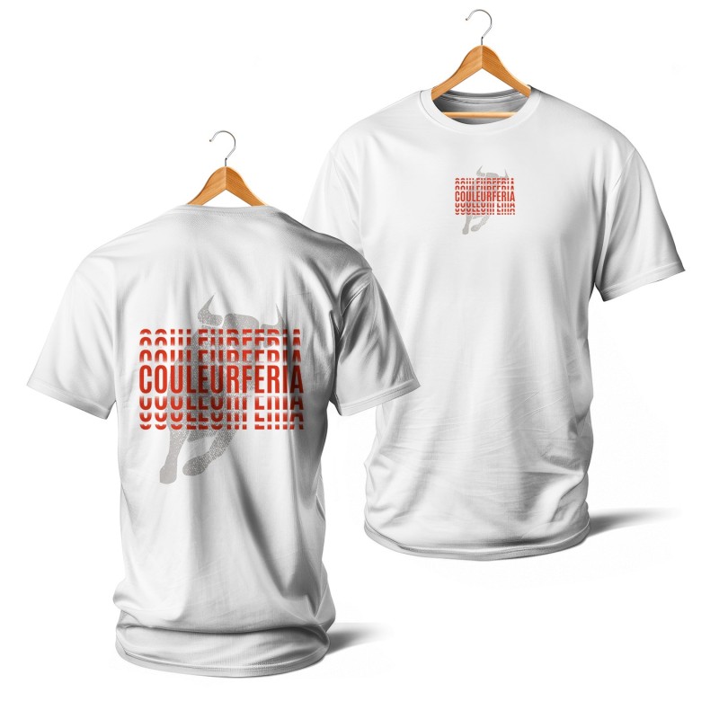 T-shirts - Couleurferia onde (rouge)