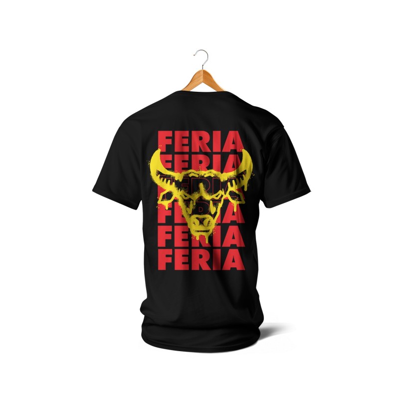 T-shirts - Feria + Taureau spray (rouge et jaune)