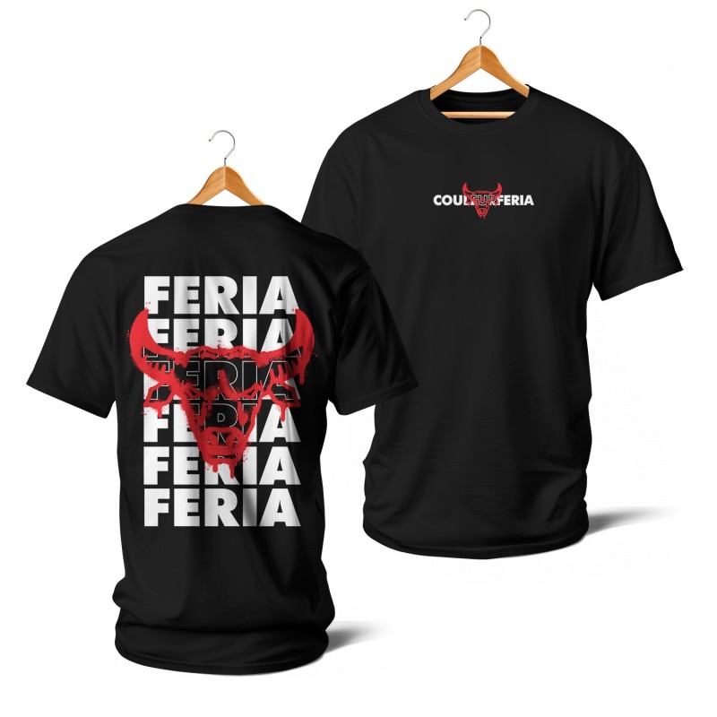 Feria  + Taureau spray (rouge et noir)