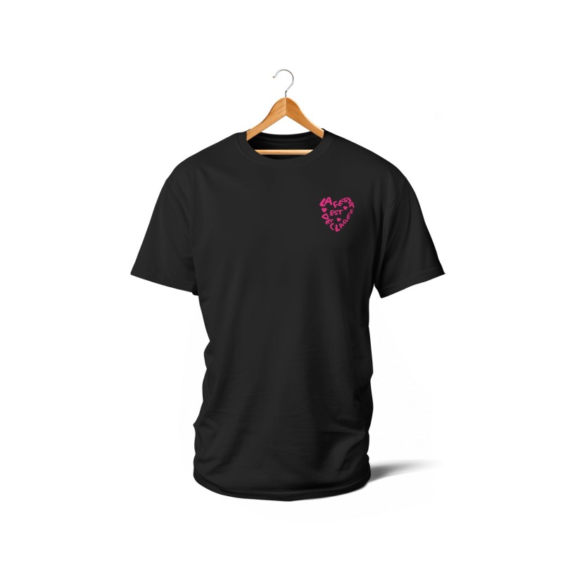 T-shirts - La Féria est déclarée (rose et noir)