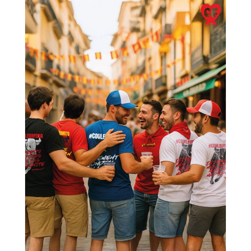 T-shirts - Evenement mondiale de la cuite (bleu et blanc)