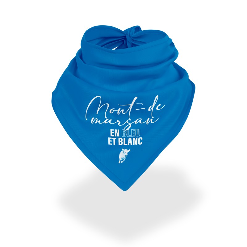 Bandana - Feria de Mont-de-Marsan : Mont-de-Marsan en bleu et blanc