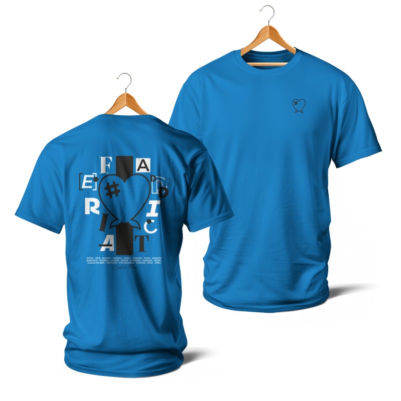 T-shirts Feria Addict (bleu)