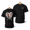 T-shirt Halloween squelette cœur CF | CouleurFeria