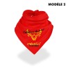 LOT DE 2 BANDANAS - Catalane de sang et de coeur