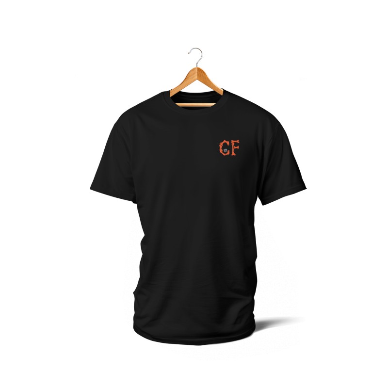 T-shirt Halloween Squelette orange | CouleurFeria