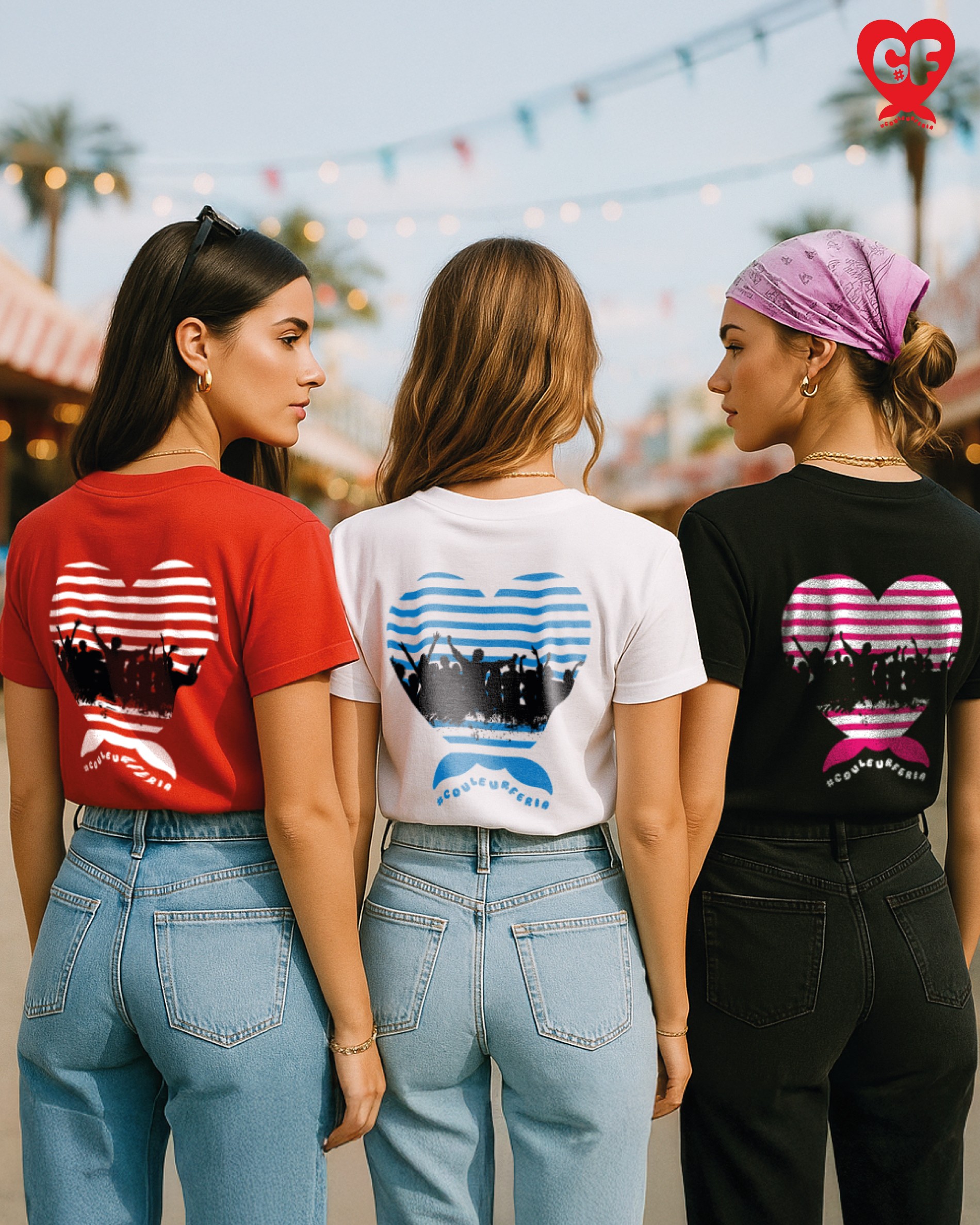 T-shirts en trio