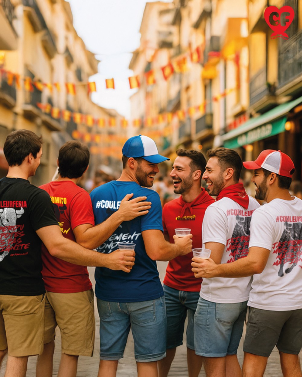 T-shirts en meute